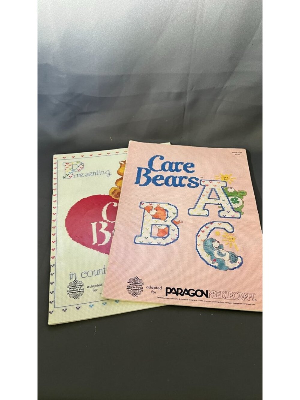 Care Bears Counted Cross Stitch Pattern Books By Paragon 1985 Vintage